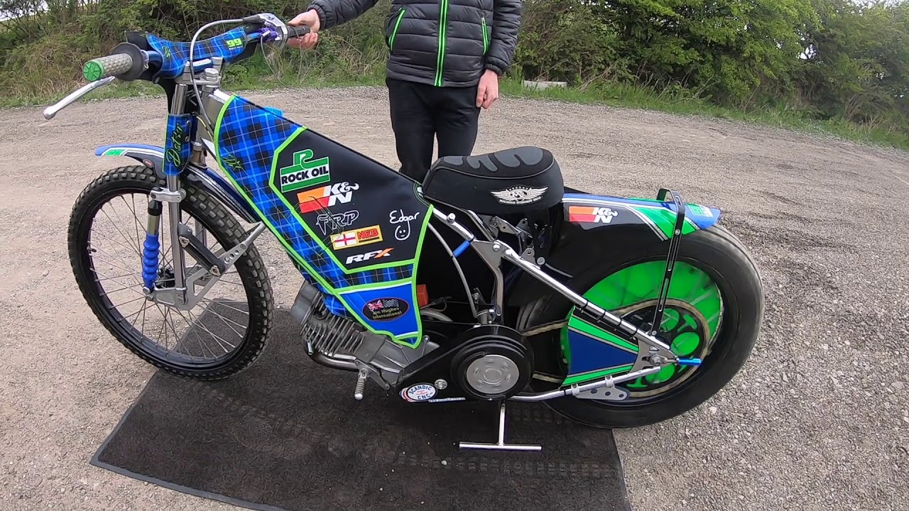 speedway bike warm up !               bike for sale.