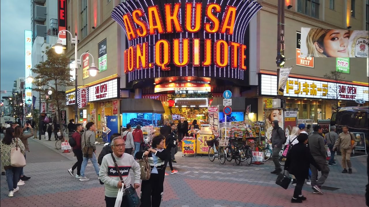 4K Walk - Asakusa Denpoin Street, Tokyo 