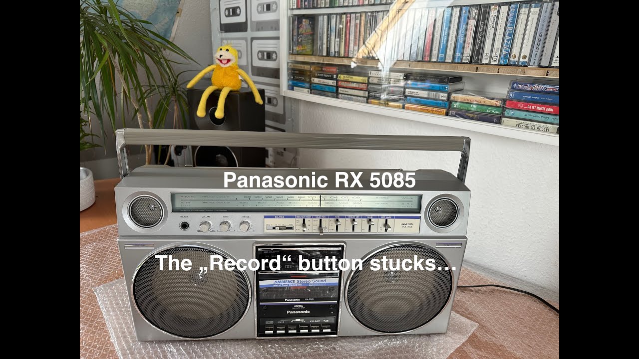 Panasonic RX-5085. A stiff record button. Part I. Golden 80s.