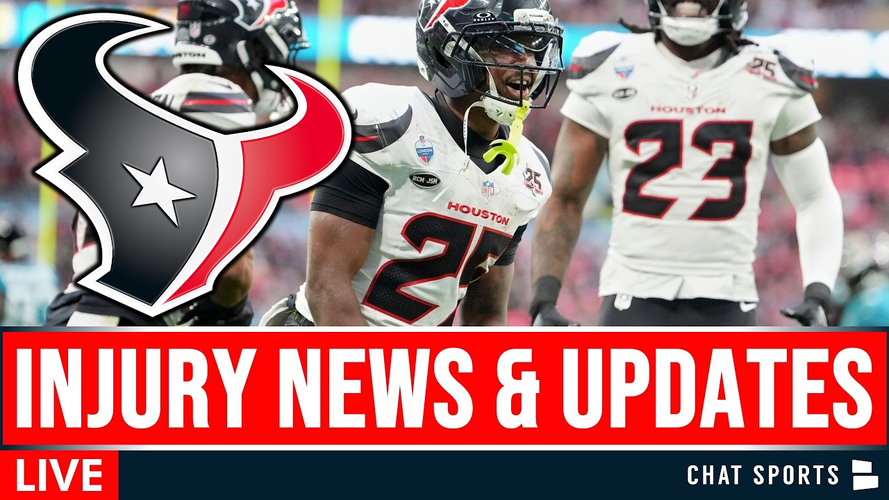 MAJOR Texans News: Another RB Injured + Giants Name J.J. McCarthy Starting QB & New NFL Trade Rumors