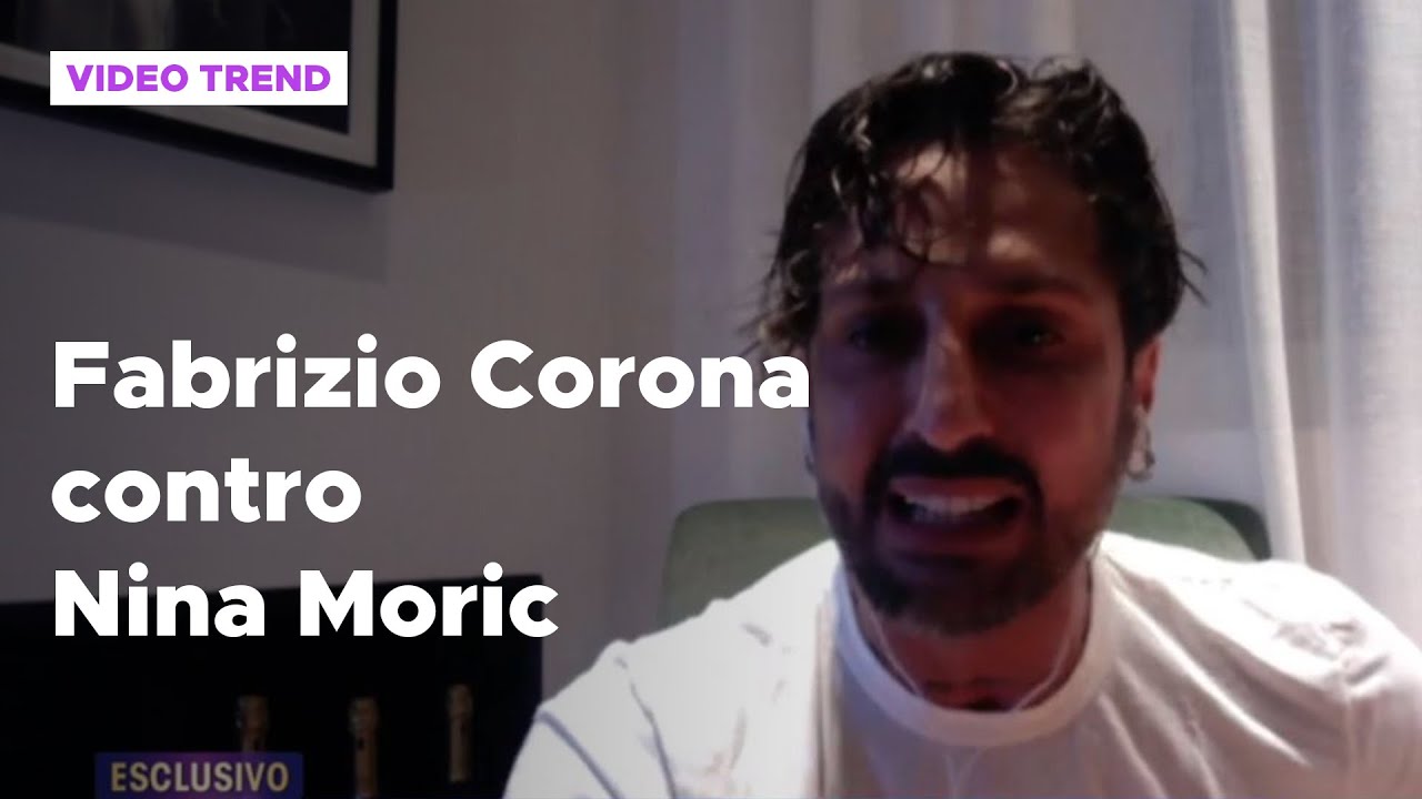 Fabrizio Corona, lo sfogo contro Nina Moric