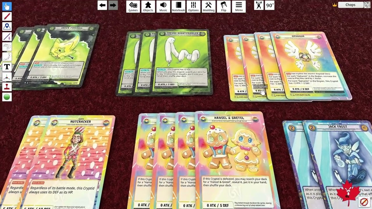 Cryptid Camp Deck Build, Santa Clause Aint Messing Around