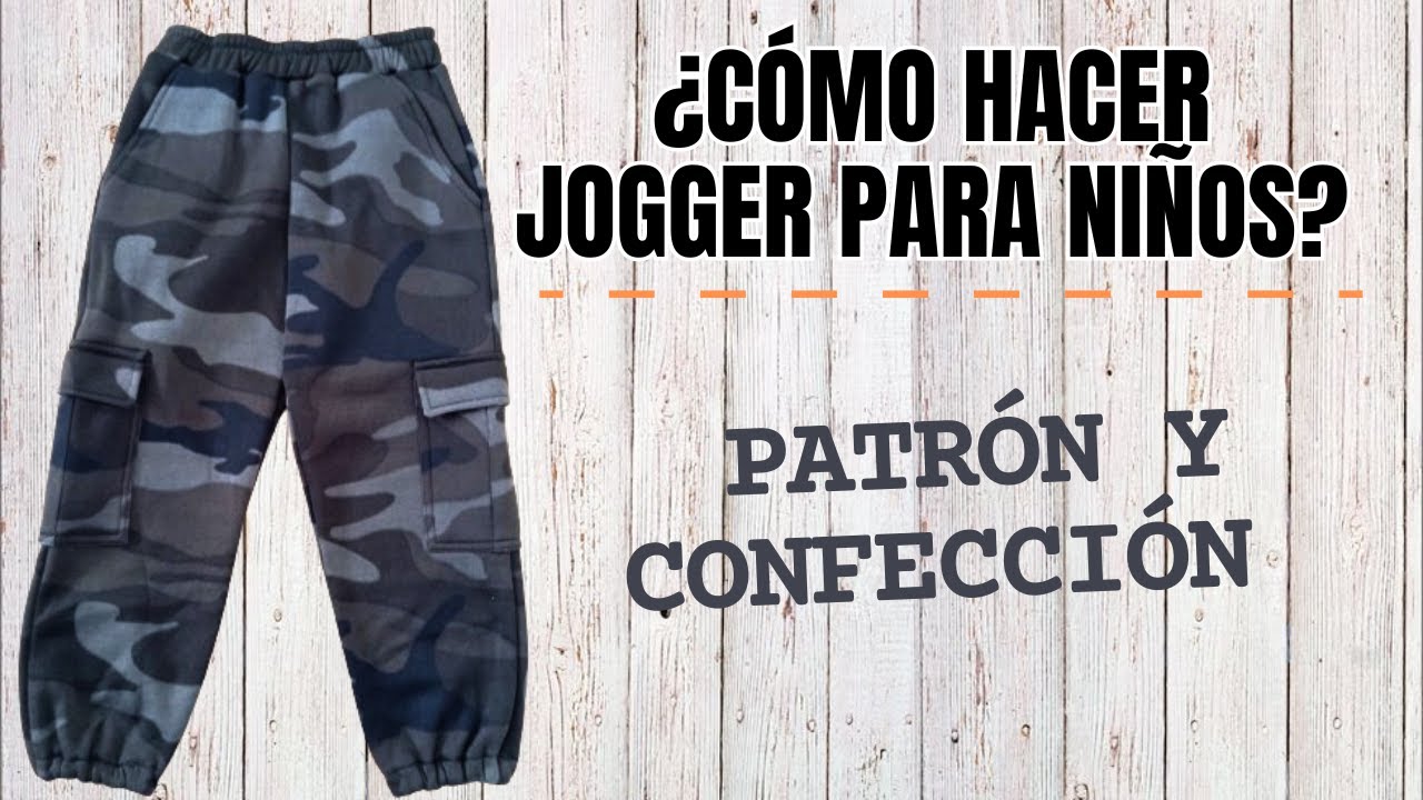 como hacer un jogger para niños( Rapido y Facil )