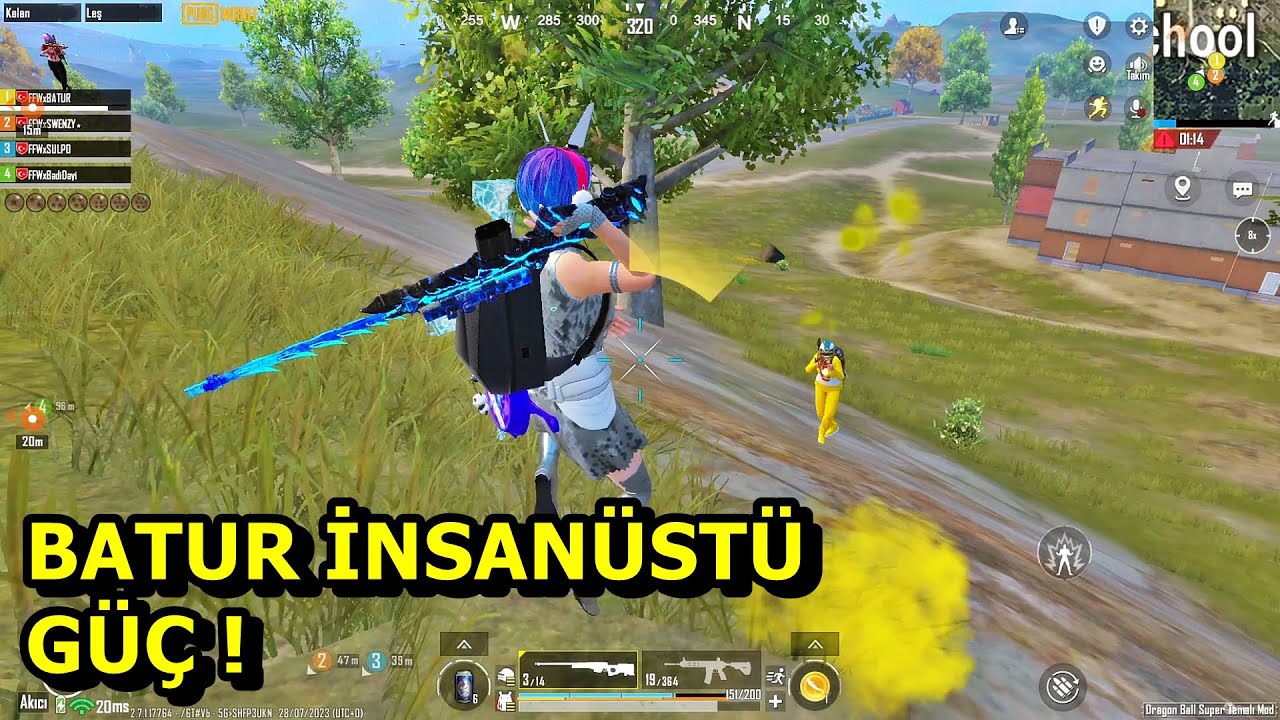 BATUR İNSANÜSTÜ GÜÇ ! PUBG MOBİLE
