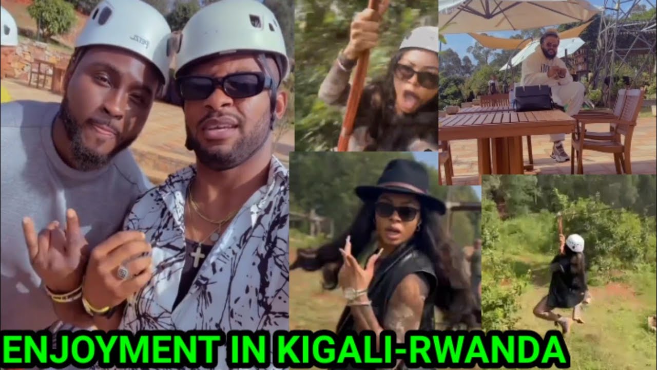 Liquorose, Pere & Cross Try Zip Lining For The First Time In Kigali, Rwanda. White Money Scared😳