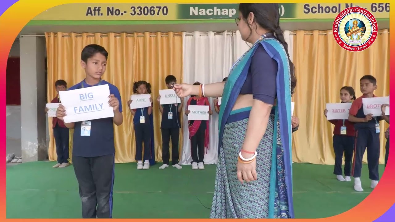 WHAT IS FAMILY? FUN AND LEARN |  Extra Activity | STD-II |   Riddhi Siddhi Central School