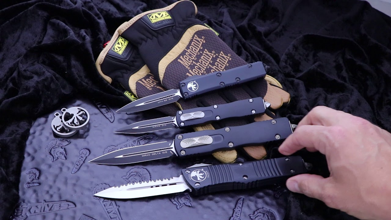 Автоматические ножи Microtech Dirac против Dirac Delta OTF