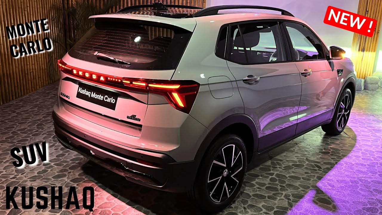 New Skoda Kushaq Facelift 2026 Monte Carlo Model - Panoramic Sunroof, Massage Seats, Price, Features