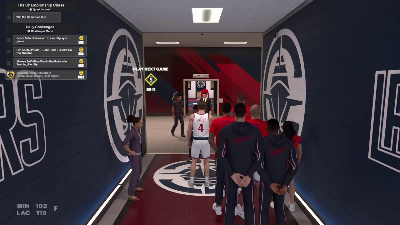 NBA2K26 MyPlayer ( MP The King ) Playoffs
Minnesota  Timberwolves vs LA Clippers