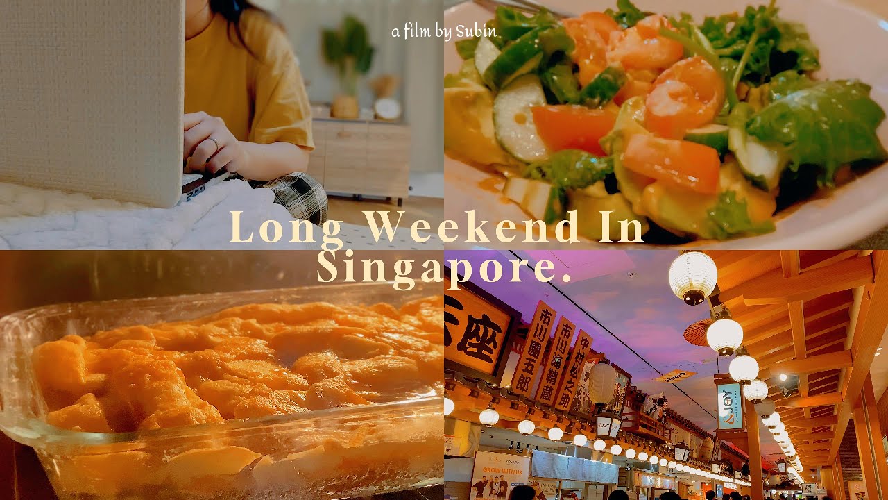 Our long Holiday in S'pore: Making apple pie 🥧, cozy night routine, West side exploration.
