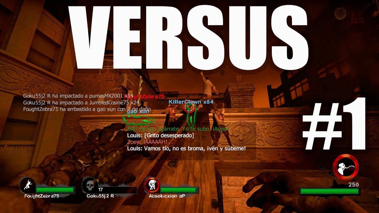 Left 4 Dead 2 Enfrentamiento - VERSUS TEAM | EQUIPO CERTERO | L4D2 ULTIMO VUELO #1