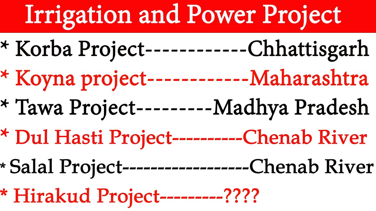 Multipurpose River Valley Projects of India l Indian Geography l Important for UPSC, SSC