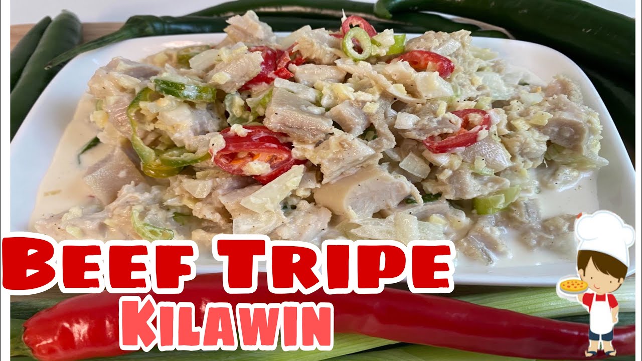 How to Cook Beef Tripe Kilawin || Beef Tripe Ceviche
