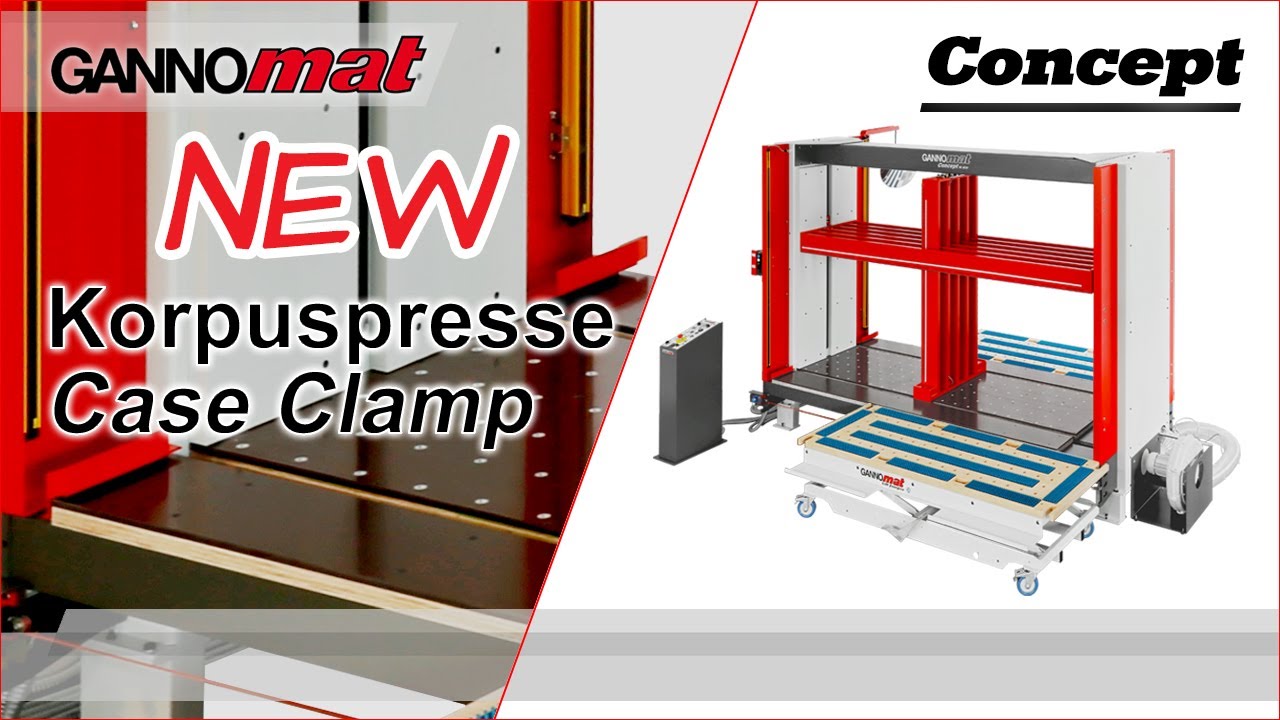 GANNOMAT Concept Eco with Auto-Control (automatic pressing) / Case Clamp