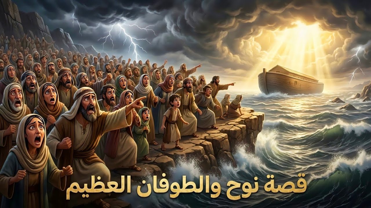 قصة نوح والطوفان العظيم – أعظم لحظة نجاة في التاريخ