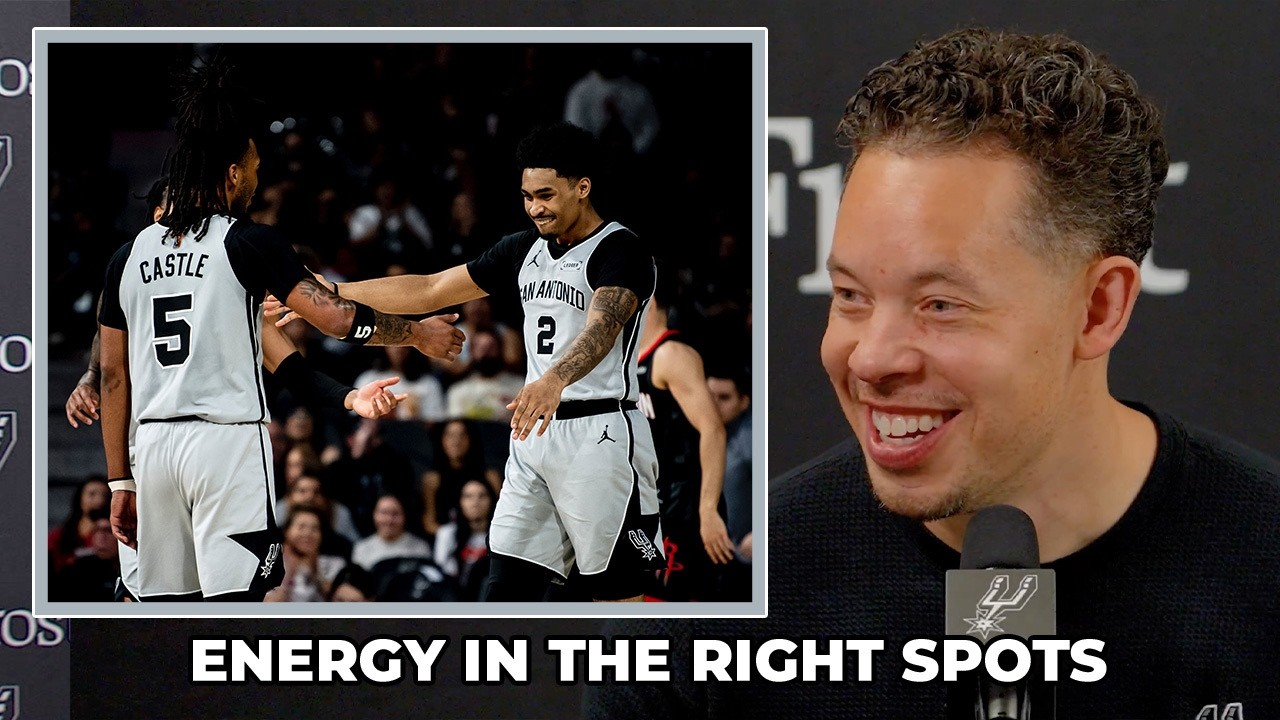 Mitch Johnson on Spurs Putting Energy in the Right Spots vs. Houston