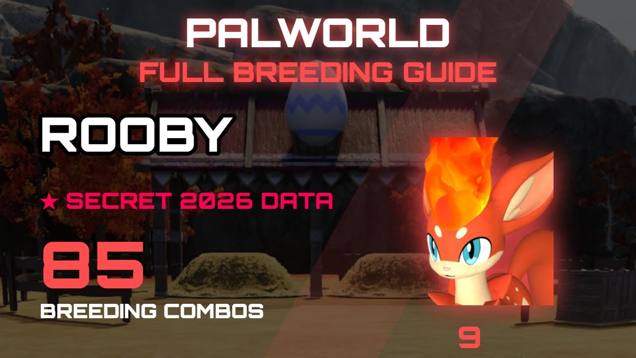 PALWORLD ROOBY FULL BREEDING GUIDE