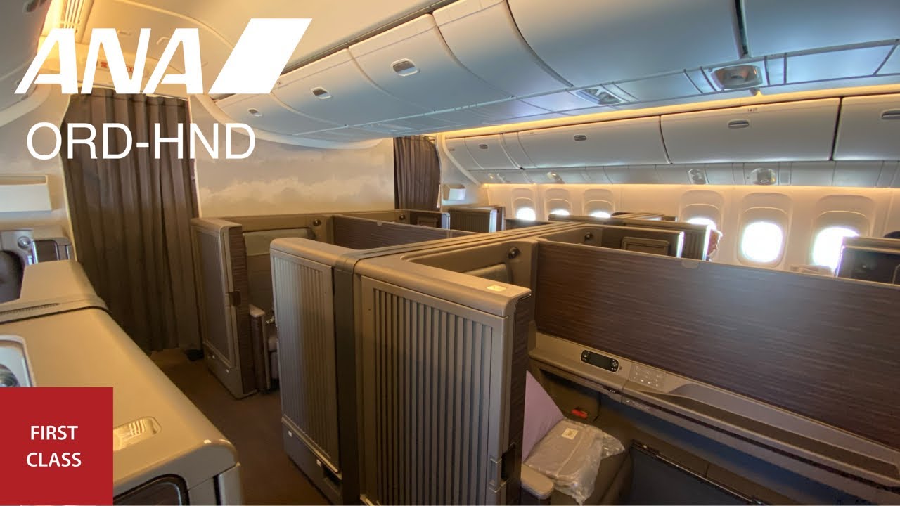 Chicago (ORD) 🇺🇸~ Tokyo Haneda (HND) 🇯🇵 - ANA - First Class THE SUITE - B777-300ER - Full Flight