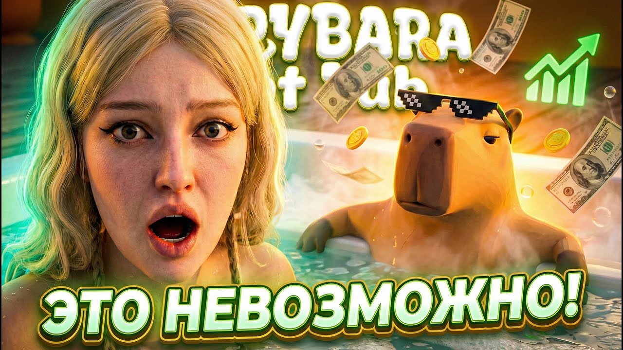 СКОЛЬКО ЗАРАБАТЫВАЕТ КАПИБАРА СТРИМЕР в Capybara Hot Tub