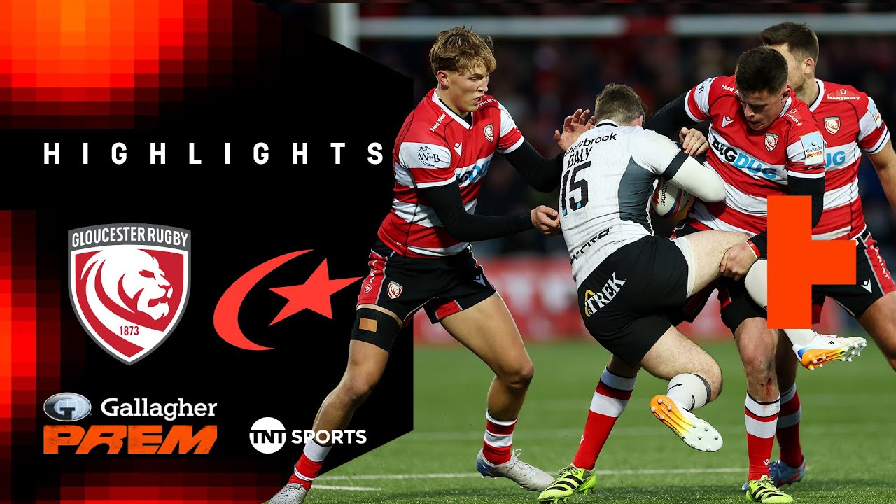 BARDZO POTRZEBNE ZWYCIĘSTWO! 🙌 | Gloucester kontra Saracens | Najważniejsze momenty rozgrywek Gallagher PREM Rugby