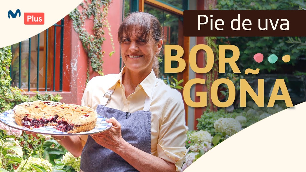 Receta Pie de uva borgoña | Dulces Secretos