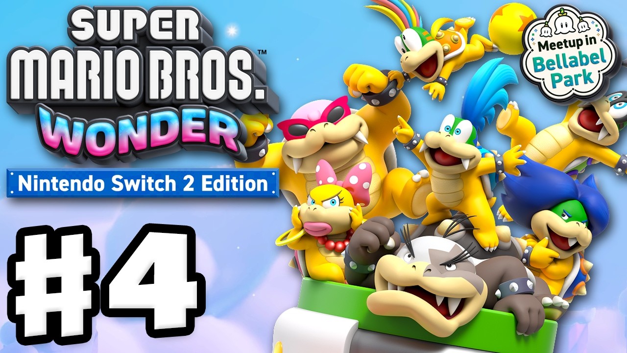 All Bosses No Damage! Super Mario Bros. Wonder: Nintendo Switch 2 Edition + Meetup in Bellabel Park