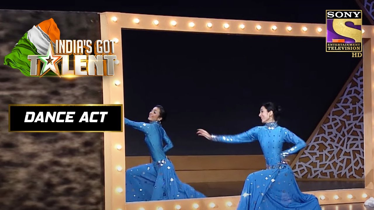 इन Twin Sisters का Mirror Act लगा Judges को बहुत ही Creative |India's Got Talent Season 4 |Dance Act