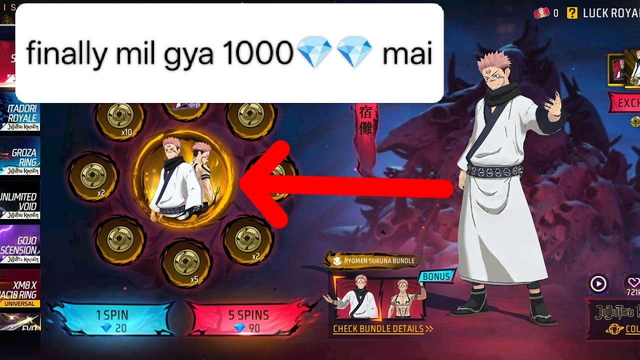 New sakuna Ring event finally 1000💎💎 mai mil gya 👌👌👌👌😁