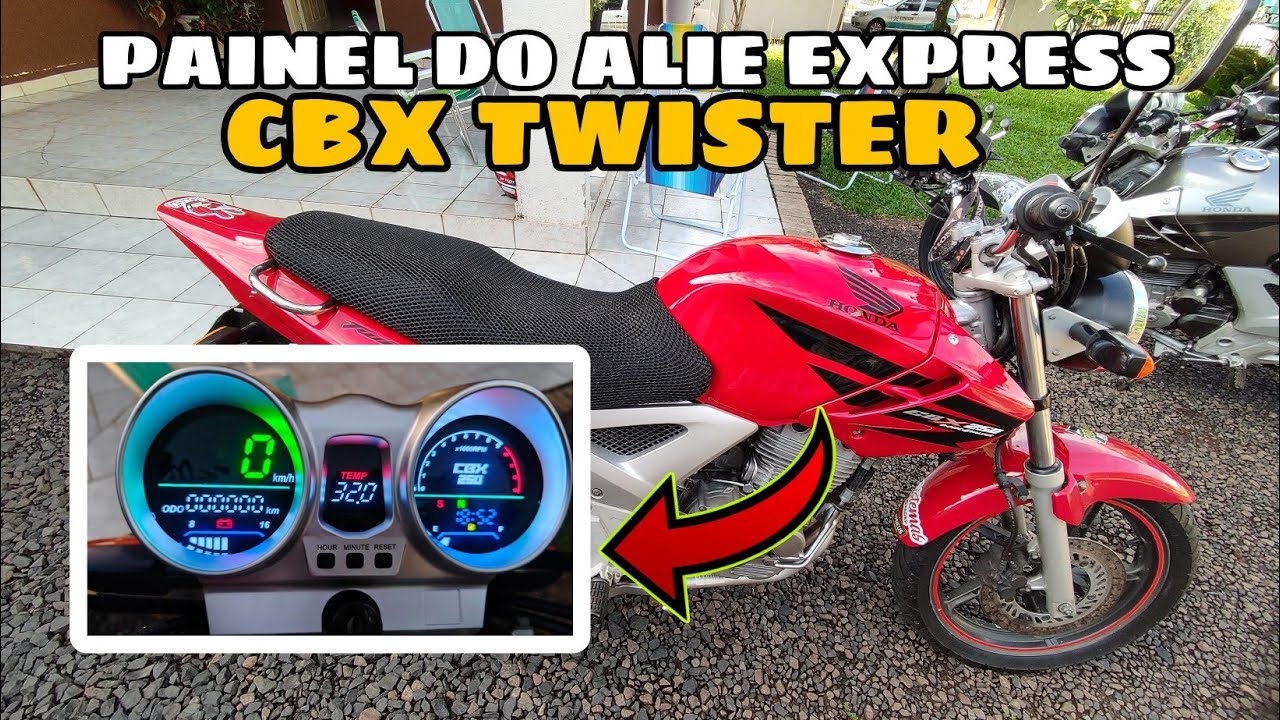 COMO CONFIGURAR PAINEL DIGITAL ALIE EXPRESS PARA CBX TWISTER 250 @vinicius oliveira