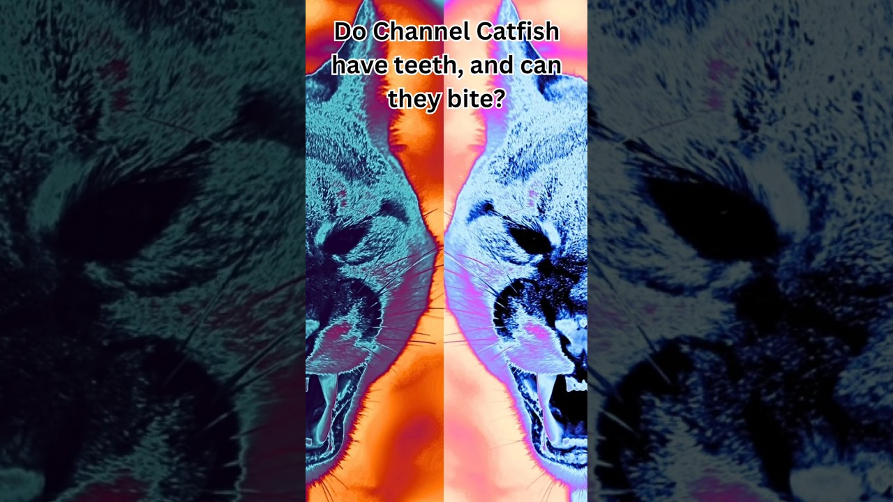Do Channel Catfish have teeth and can they bite?