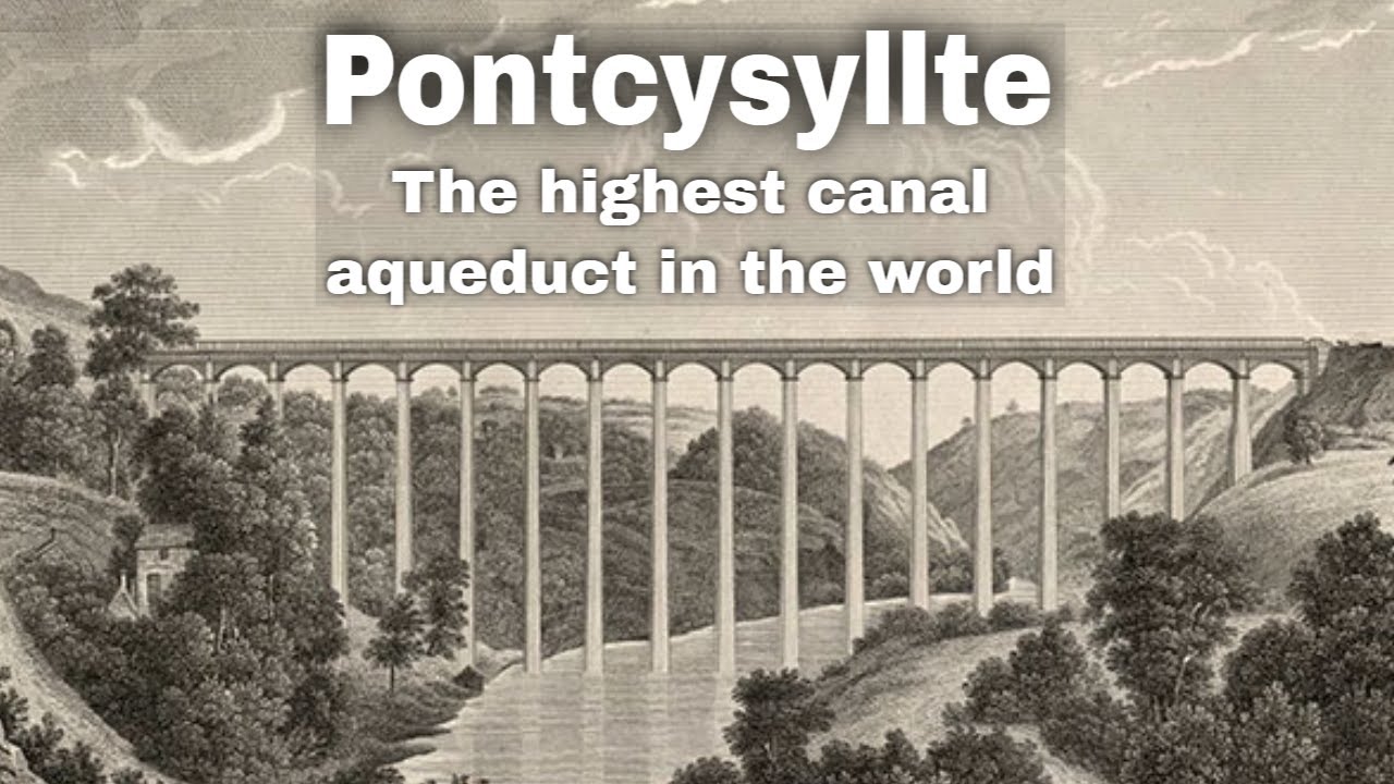 26th November 1805: Pontcysyllte Aqueduct, highest canal aqueduct in the world, opens in North Wales