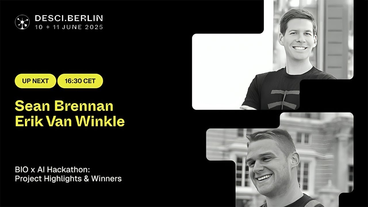 BIO x AI Hackathon: Project Highlights & Winners | Sean Brennan, Erik Van Winkle