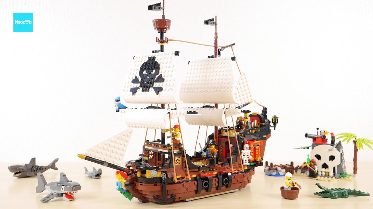 レゴ クリエイター 海賊船 31109 ／ LEGO Creator 3-in-1Pirate Ship Speed Build & Review