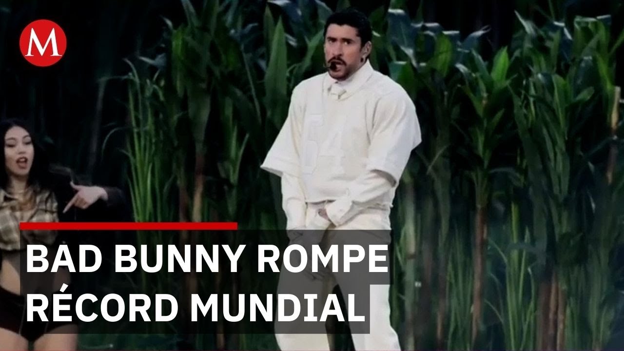 Bad Bunny del supermercado al Super Bowl con m&aacute;s de 130 millones de espectadores