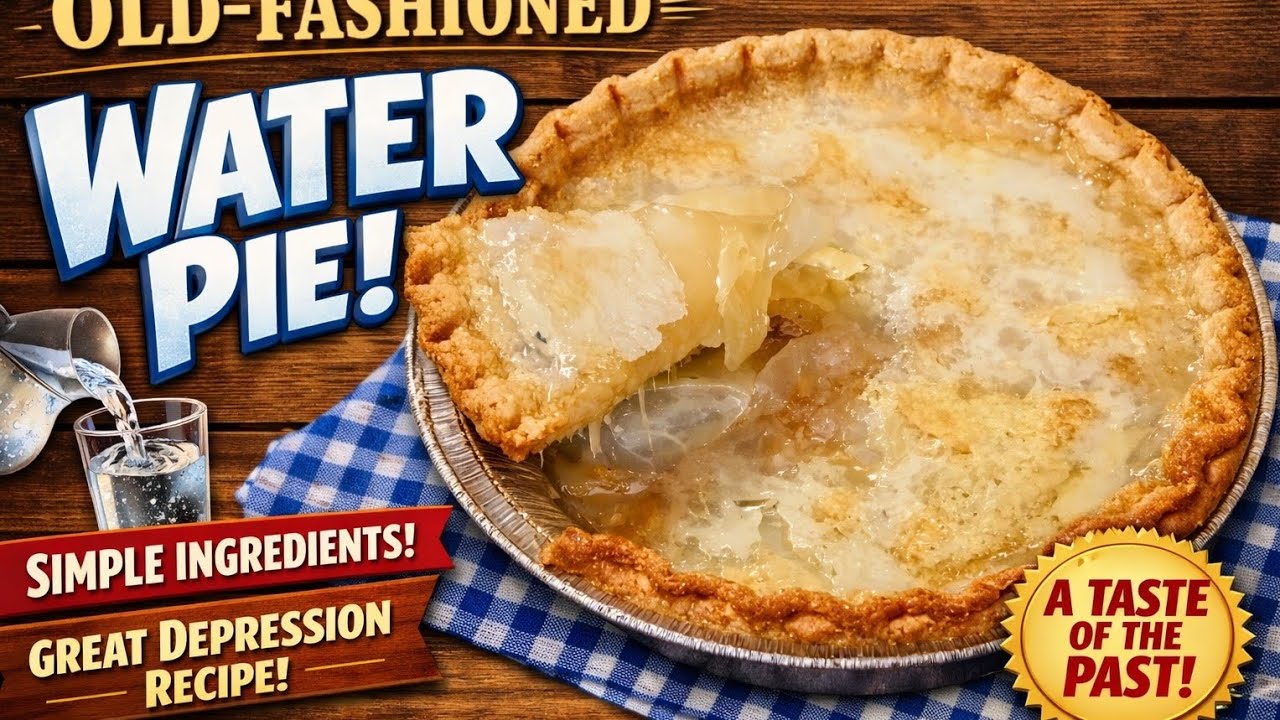 Old-Fashioned Water Pie (Depression Era Recipe) | The Pie Made From Almost Nothing!