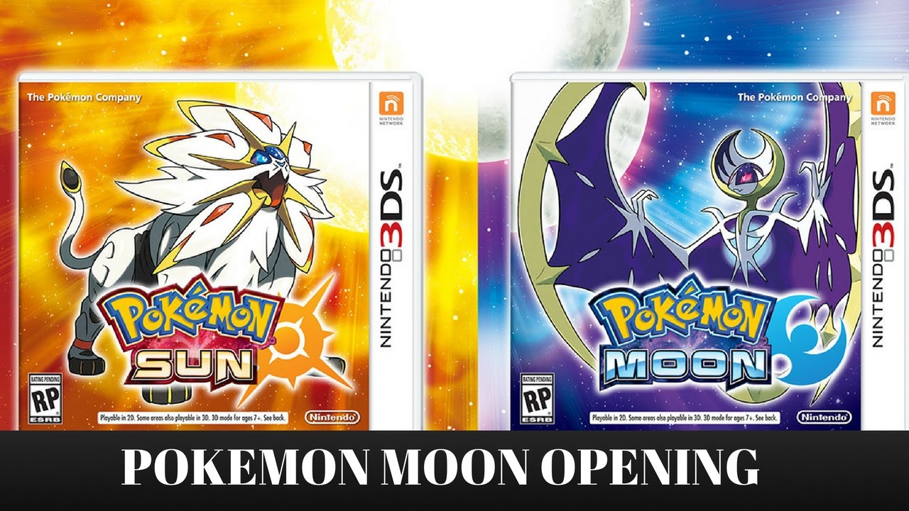 POKEMON SUN & MOON (MOON) UNBOXING & GAMEPLAY!
