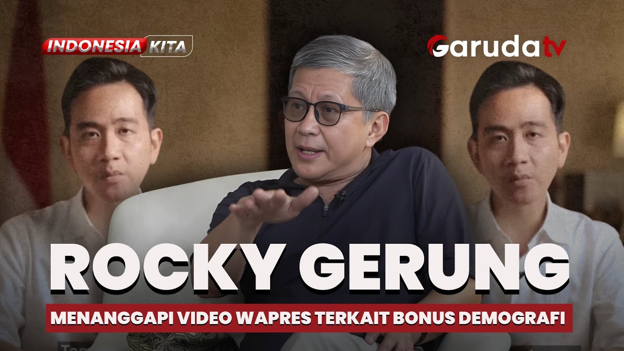 Rocky Gerung Blak-blakan Soal Video Wapres Gibran Perihal Bonus Demografi!
