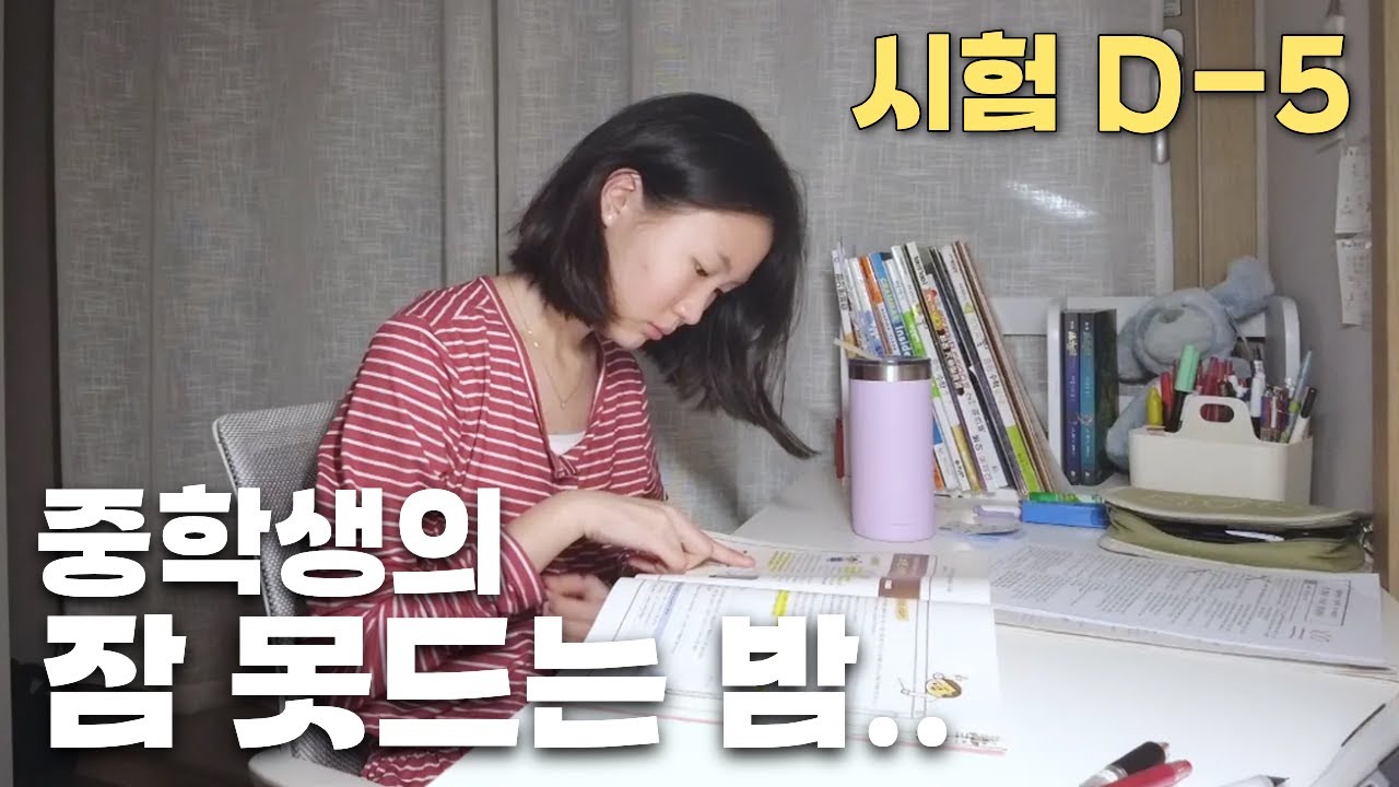 기말고사 D-5 시험이 얼마 안 남았는데.. 끝낸 과목은 없고..🥲 이번 시험 진짜 걱정입니다.. 🌙공부하느라 잠 못드는 밤.. 공부vlog│헬로음이유니