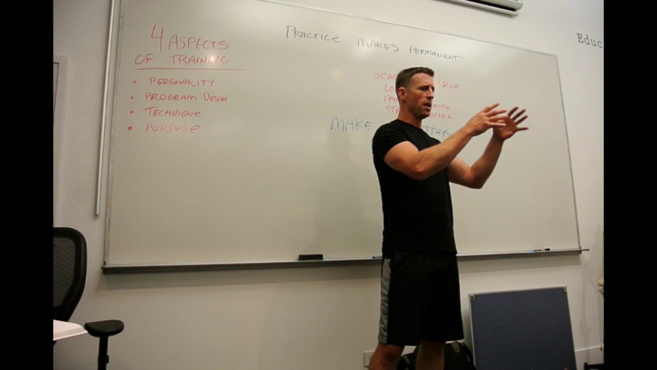 Insights into Personal Training Philosophy (NYC Lecture part 1)