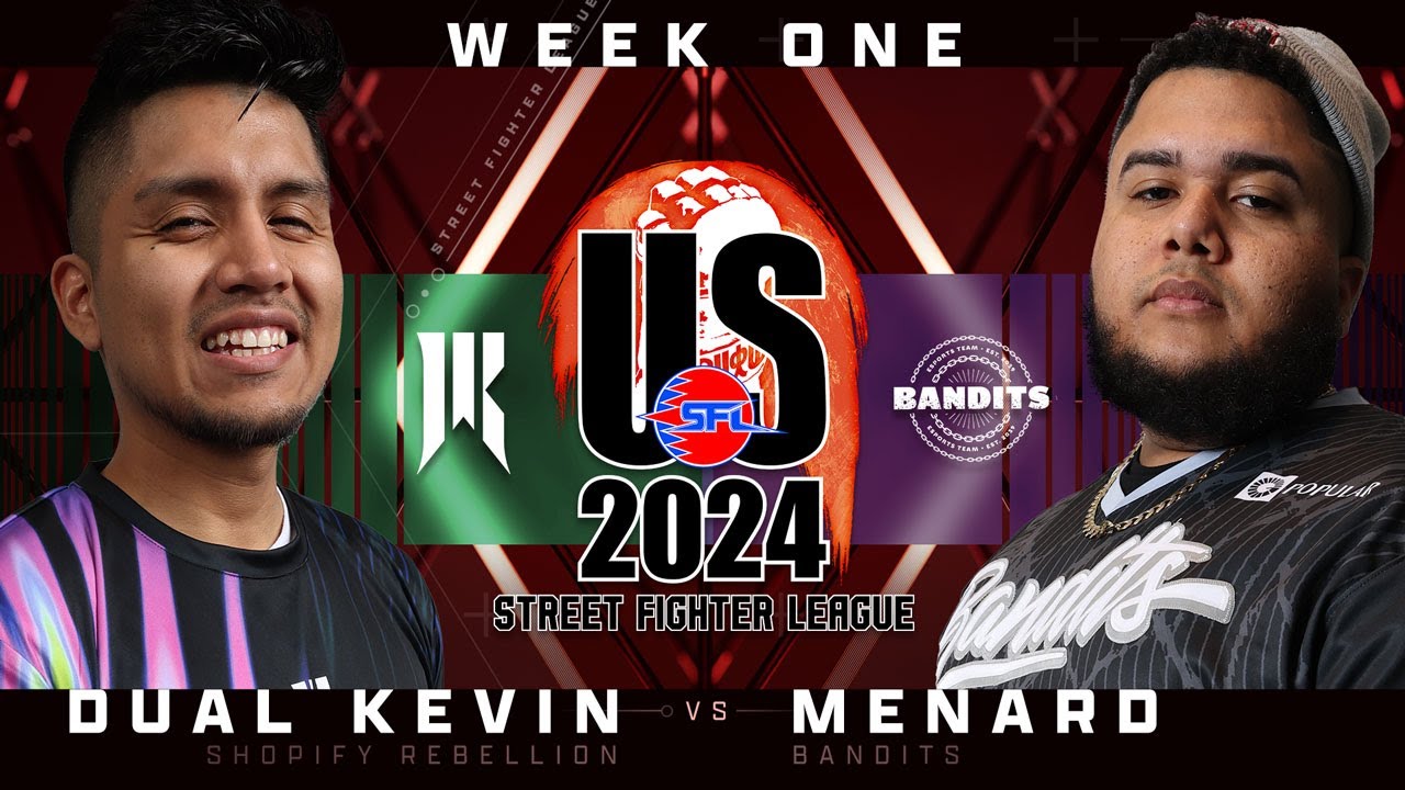 Dual Kevin (Rashid) vs. MenaRD (Zangief) - Bo5 - Street Fighter League Pro-US Week 1