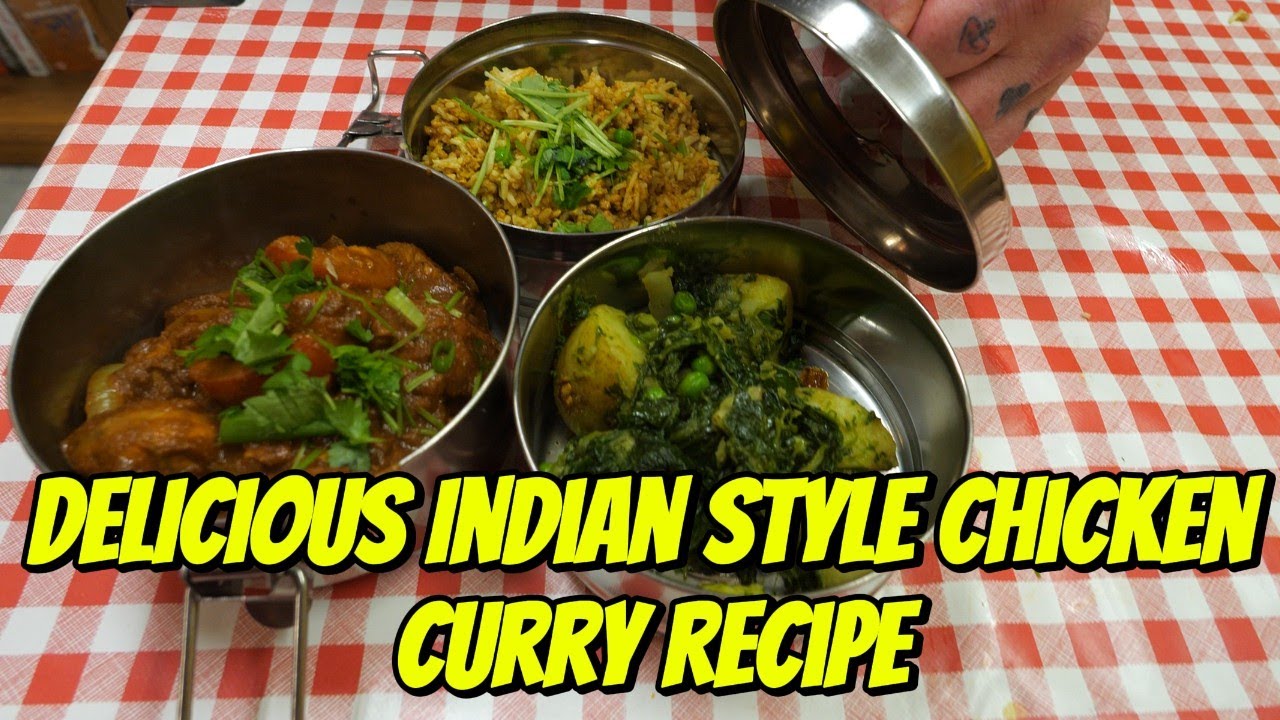 DELICIOUS Indian Style Chicken Curry Recipe