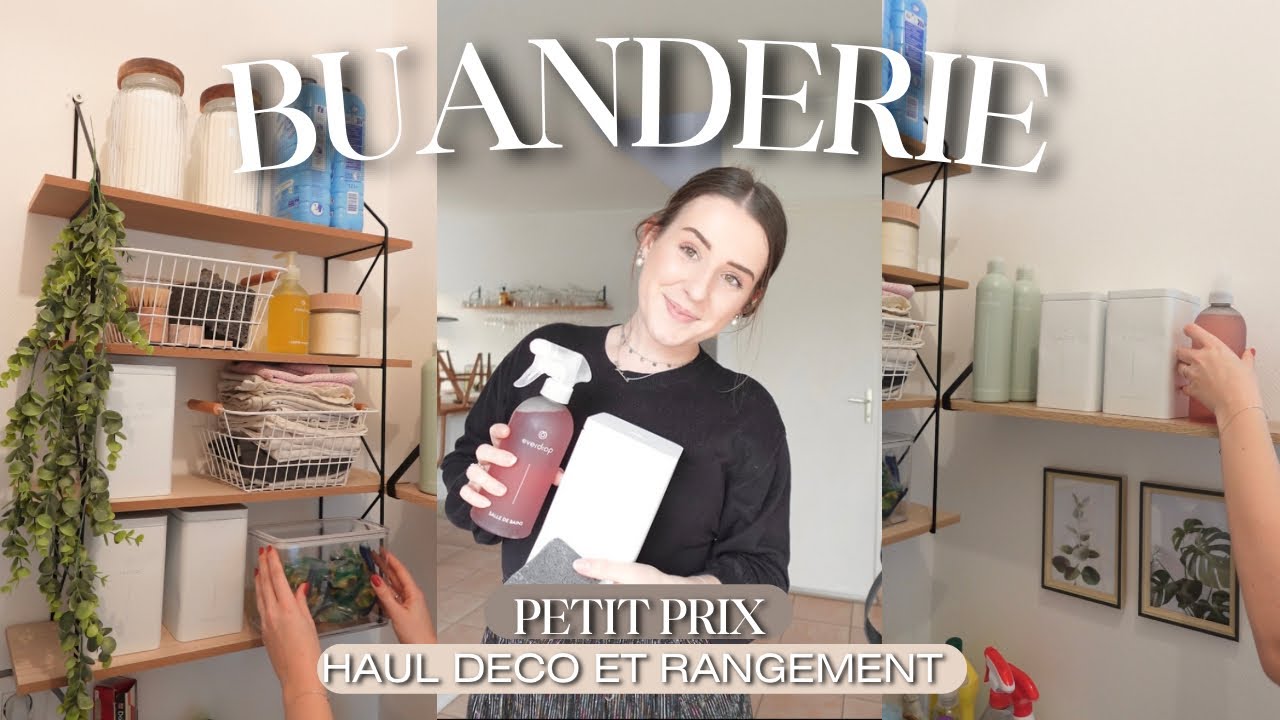 BUANDERIE À PETIT PRIX 🧺 HAUL DÉCO & RANGEMENT • My Sweet Little Baby