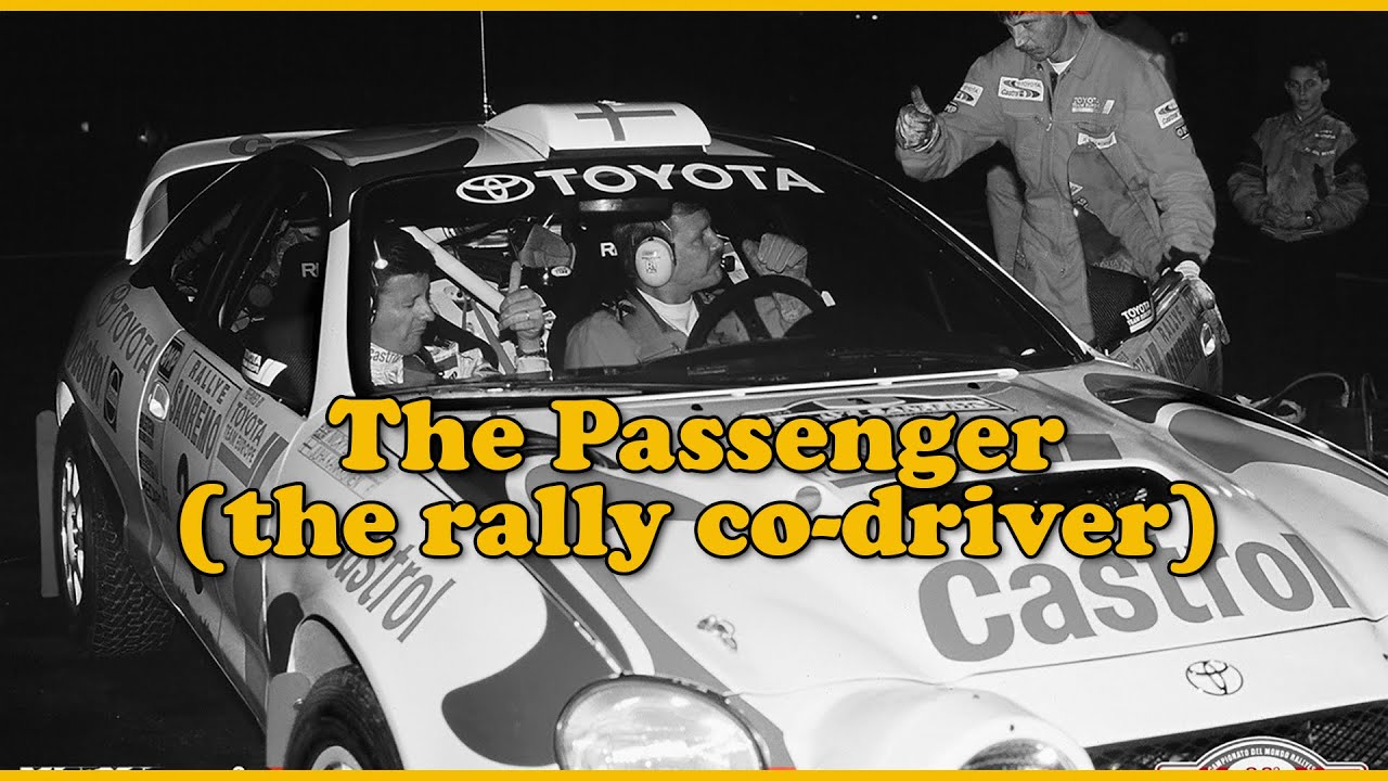 The Passenger (the rally co-driver) with Nicky Grist - 1994