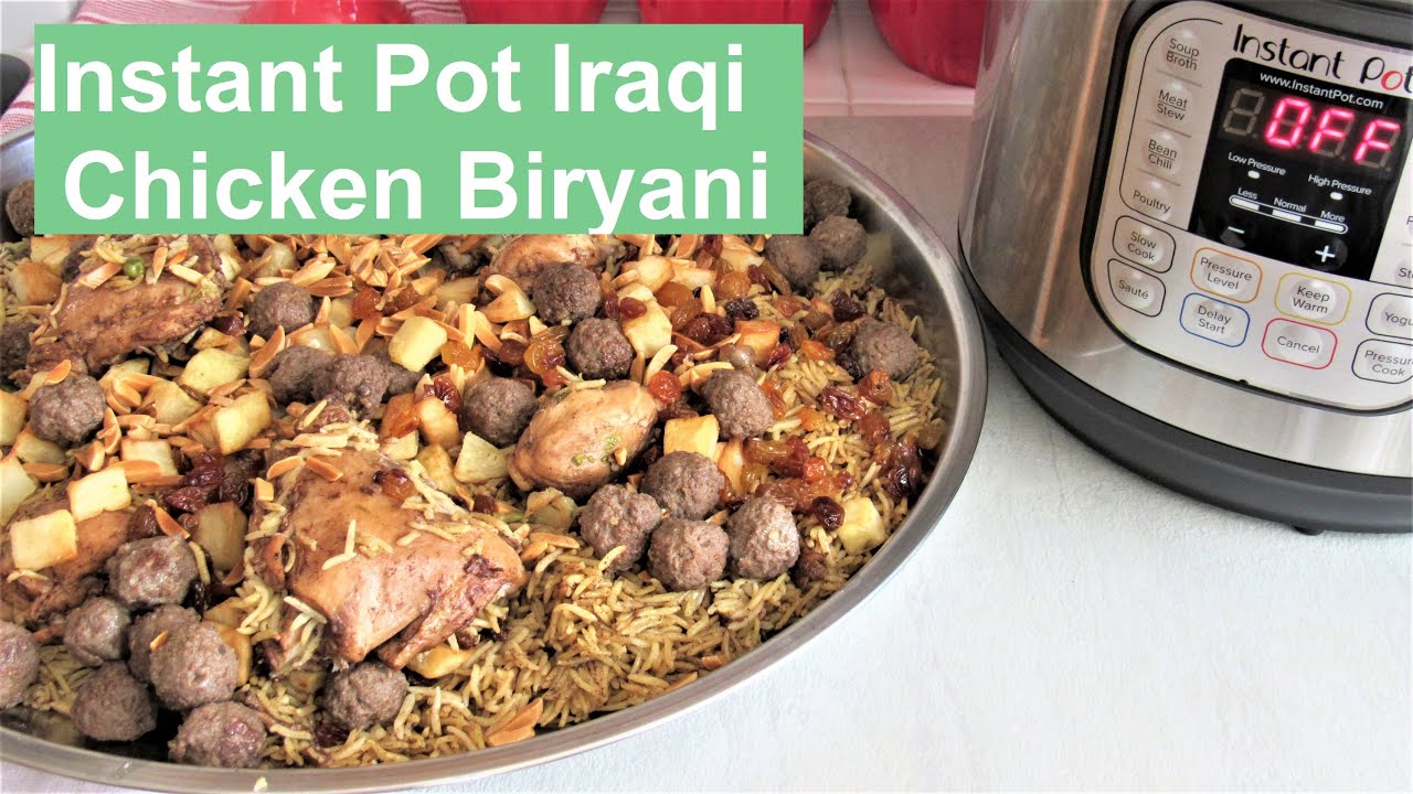 Instant Pot Iraqi Chicken Biryani  #1 / #Recipe410CFF