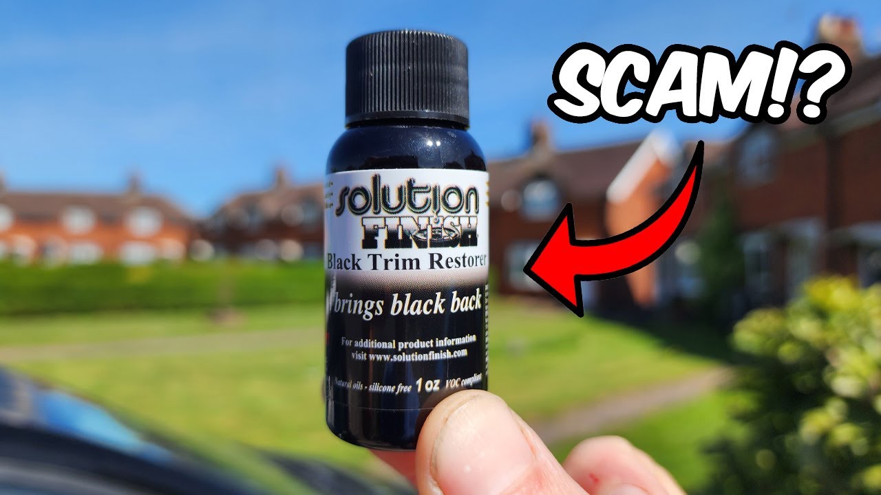 Solution Finish Review - SCAM EXPOSED!?! | Black Trim Restorer Tested Over Months