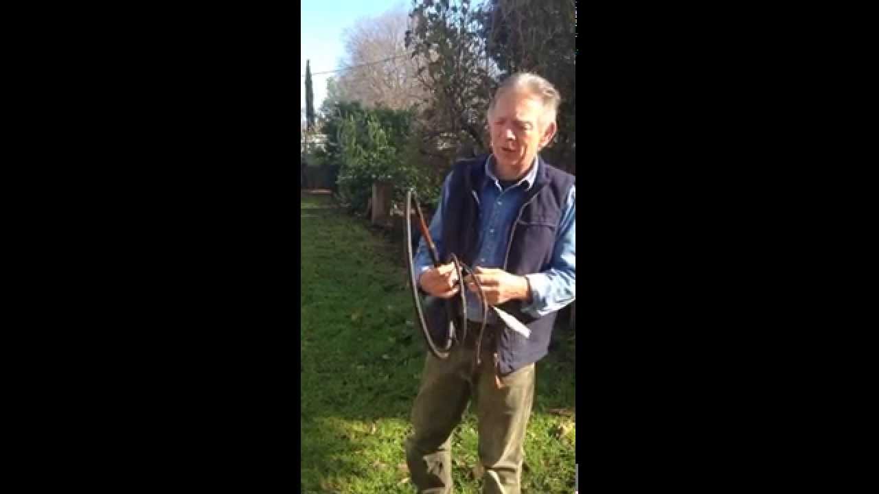 How does an Australian stock whip crack?