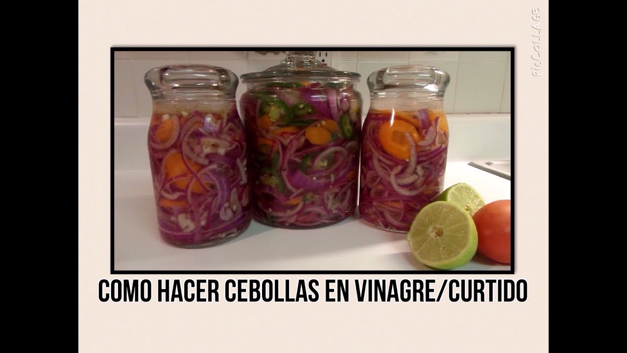 Cebollas en Vinagre/ Curtido!