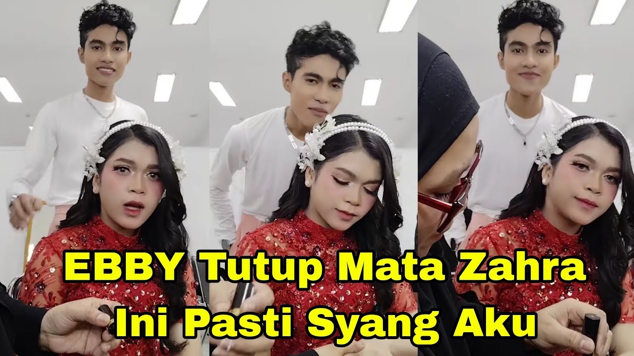 EBBY TUTUP MATA ZAHRA INI PASTI SYANG AKU 