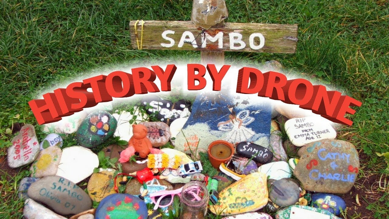 🌏 HISTORY BY DRONE... Sambos grave. Sunderland point. A poem to a slave now free.#IAmACreator