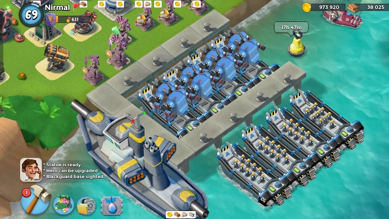 The New Best Attack Strategy in Boom Beach Use This Troop Combination to Laser Ranger And Mech